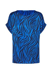 Aaiko, Damen Shirt 'MERLE ZEBRA', Blau