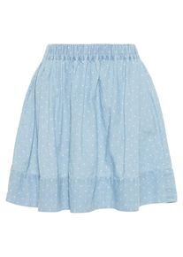 name it, M&auml;dchen Jeansrock 'NKFBLINA', Hellblau / Wei&szlig;