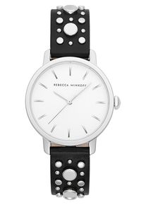 Rebecca Minkoff, Damen uhr 'Bbfl 2200209', Schwarz / Wei&szlig;
