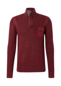 Tom Tailor, Herren Strickpullover, Rubinrot
