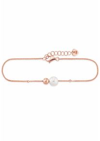 CAI Ca&iuml;, Damen Perlenarmband 'pearl twist', Rosegold