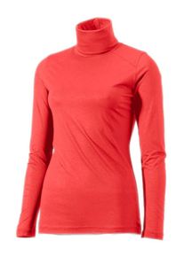 Cheer, Damen Rollkragenshirt, Hellrot
