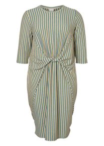 JUNAROSE, Damen Kleid, Pastellblau / Gelb / Grau