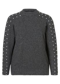 JUNAROSE, Damen Pullover, Rauchgrau