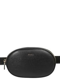 DKNY, Damen G&uuml;rteltasche 'PAIGE-CIRCLE BELT BAG-SUTTON', Gold / Schwarz