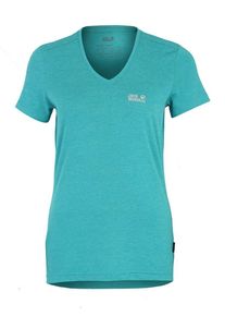 Jack Wolfskin, Damen Sportshirt 'Crosstrail', Aqua
