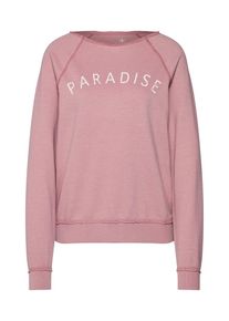 Juvia, Damen Sweatshirts 'Fleece Fade Out Sweater 'PARADISE'', Ros&eacute;