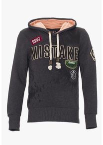 PLUS EIGHTEEN, Herren Kapuzenpullover, Anthrazit