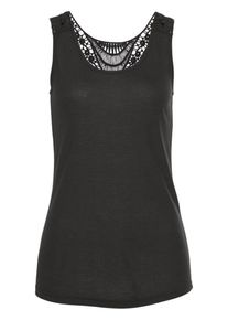 Lascana, Damen Tanktop, Schwarz