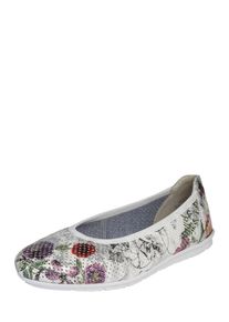 Rieker, Damen Ballerina, Mischfarben / Weiß