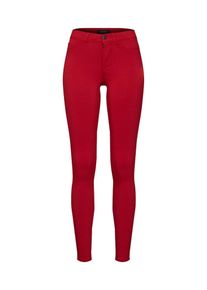 Pieces, Damen Jeggings 'PCSKIN WEAR MW /NOOS', Rot