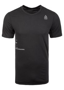Reebok, Herren Trainingsshirt 'CrossFit Mesh Move', Schwarz