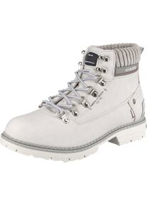 Kimberfeel, Damen Winterstiefeletten, Taupe / Wei&szlig;