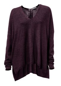 Heine, Damen V-Pullover, Beere