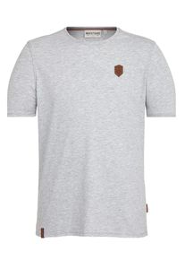 Naketano, Herren Shirt 'Italienischer Hengst', Braun / Graumeliert