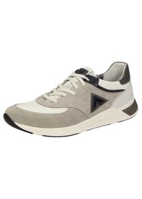 Sioux, Herren Sneaker 'Natovan-701', Taupe / Greige / Schwarz / Weiß