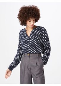 Tom Tailor, Damen Bluse 'casual dot', Navy / Weiß