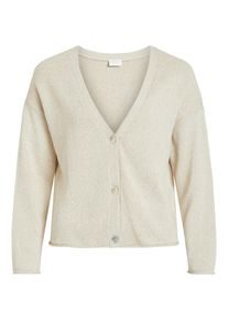Vila, Damen Strickjacke, Beigemeliert