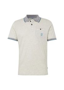 Tom Tailor, Herren Poloshirt, Blaumeliert / Weißmeliert