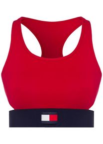 Tommy Hilfiger, Damen Bustier, Navy / Feuerrot / Wei&szlig;