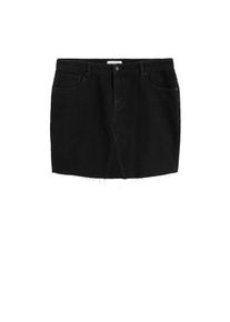 Violeta by Mango, Damen Rock 'Carina', Black Denim