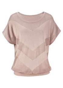 Lascana, Damen Strandpullover, Altrosa