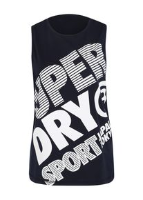 Superdry, Damen Top 'Japan Edition', Navy / Wei&szlig;