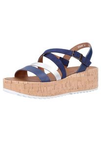 Paul Green, Damen Sandalen, Blau / Silber