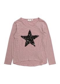Tom Tailor, Mädchen Shirt, Silbergrau / Altrosa / Weinrot