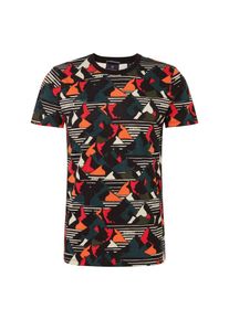 Scotch & Soda SCOTCH & SODA, Herren Shirts 'Blauw regular fit allover printed tee', bunt