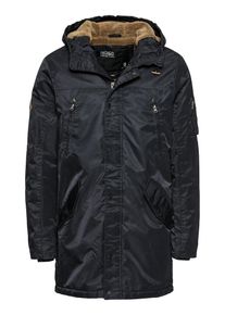 INDICODE JEANS, Herren Jacke 'Woodman', Dunkelblau