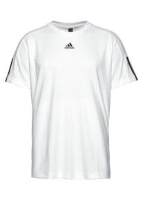 adidas Performance, Herren Funktionsshirt 'ID Stadium 3Stripes Tee', Schwarz / Wei&szlig;