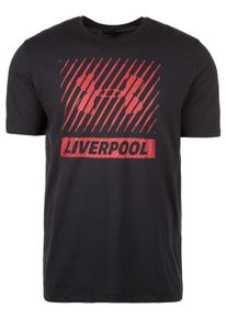 Under Armour, Herren Trainingsshirt 'HeatGear Liverpool Big Logo', Hellrot / Schwarz