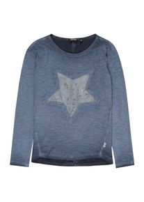 Vingino, M&auml;dchen Longsleeve 'Ketty', Blaumeliert / Silber
