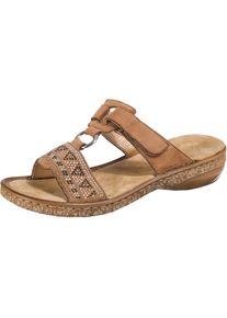 Rieker, Damen Slipper-Sandale 'Bridge', Braun