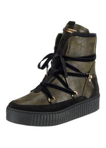 Tommy Hilfiger, Damen Boots, Oliv / Schwarz