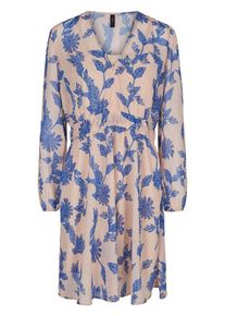 Y.A.S, Damen Kleid, Champagner / Royalblau