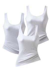 Petite Fleur, Damen Hemd, Wei&szlig;