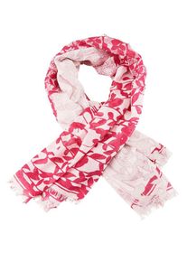 s.Oliver RED LABEL, Damen Tuch, Pink / Weiß