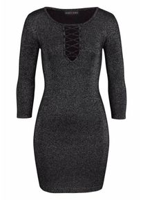 Melrose, Damen Strickkleid, Schwarz