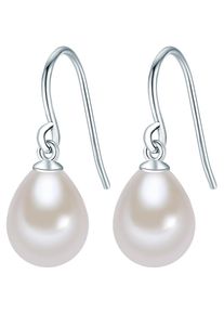 Valero Pearls, Damen Silberohrhänger mit Süßwasser-Zuchtperlen, Silber