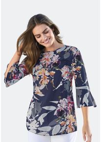 Emilia Lay, Damen Bluse, Marine / Mischfarben