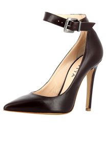 Evita, Damen Pumps, Braun / Dunkelbraun