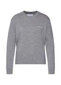 Calvin Klein Jeans, Damen Pullover 'INSTITUTIONAL BACK LOGO SWEATER', Grau