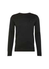 Tom Tailor, Herren Pullover, Schwarzmeliert