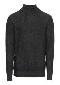 Jack & Jones JACK & JONES, Herren Rollkragenpullover 'JPRMIKE KNIT ROLL NECK', Dunkelgrau