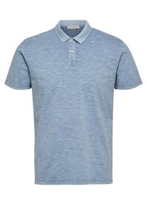 Selected Homme, Herren Poloshirt, Rauchblau