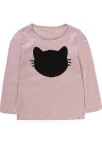 Esprit, M&auml;dchen Langarmshirt, Rosa / Schwarz