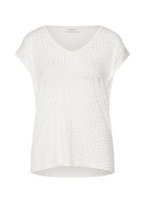 Pieces, Damen Shirts 'PCBILLY SS AOP FOIL DOT TEE', Weiß