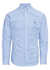 Polo Ralph Lauren, Herren Hemd 'SL BD PPC SP-LONG SLEEVE-SPORT SHIRT', Blau / Weiß